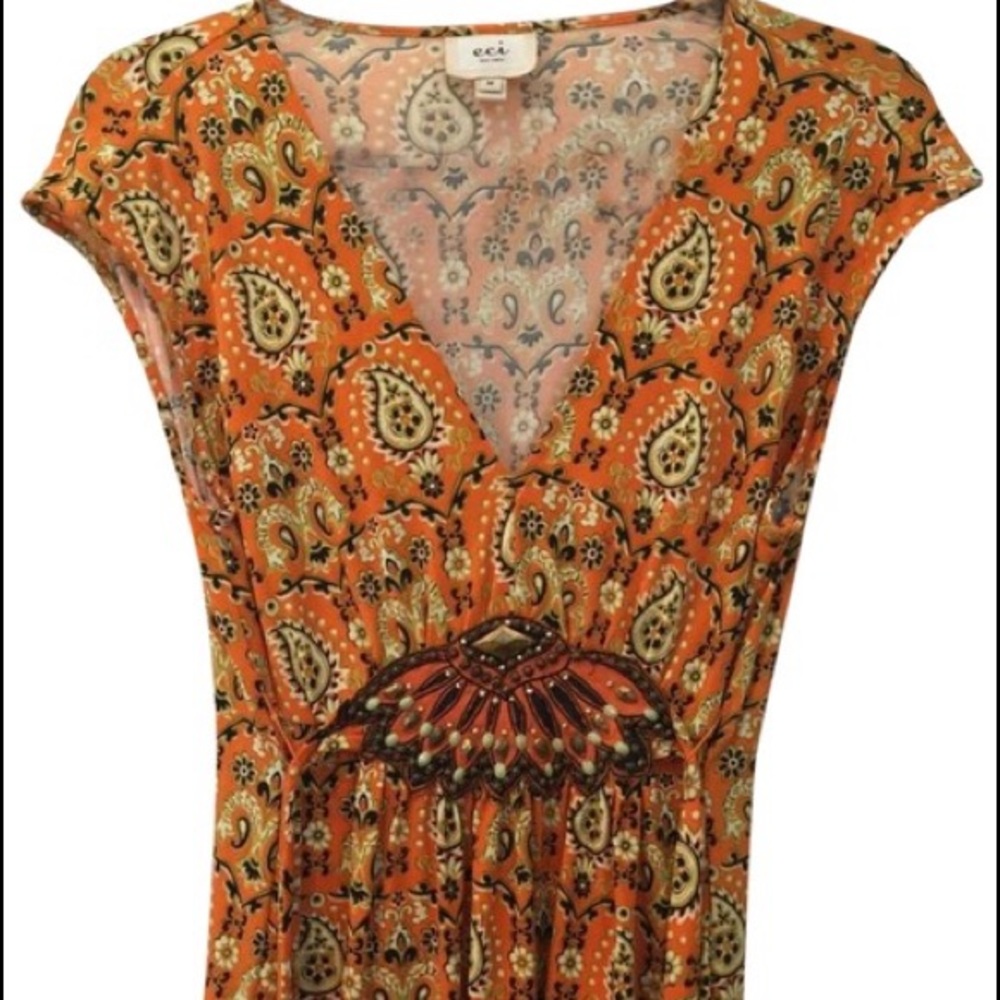 4/$10 item🤑 ECI New York Medium orange summer flirty dress